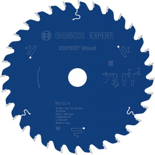 BOSCH Expert for Wood Pílový kotúč, 165 × 1,8/1,3 × 20 mm, T32 2608902217