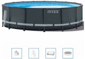 INTEX Ultra XTR Frame Pools Set Bazén 732 x 132 cm s pieskovou filtráciou 26340GN