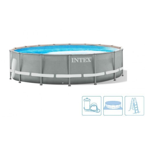 BAZÁR INTEX PRISM FRAME PREMIUM POOLS Bazény 457 x 122 cm s filtráciou 26726GN POŠKODENÝ O