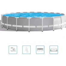 BAZÁR INTEX PRISM FRAME POOLS SET Bazén 610 x 132 cm s kartuš. filtráciou 26756