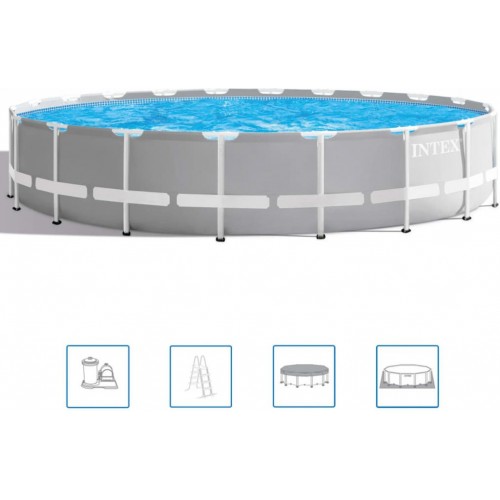 INTEX PRISM FRAME POOLS SET Bazén 610 x 132 cm s kartušovou filtráciou 26756