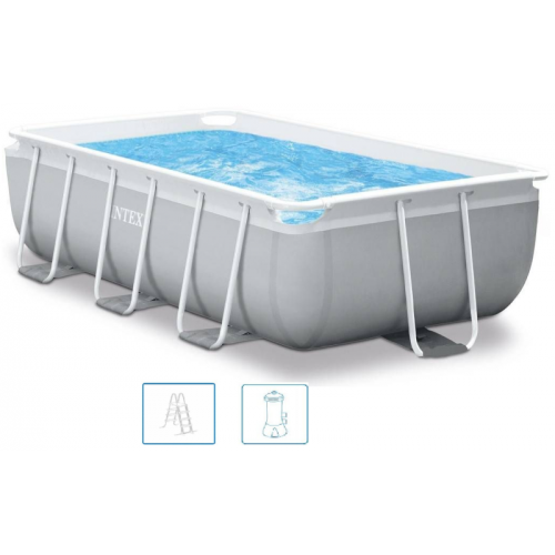 INTEX PRISM FRAME RECTANGULAR PREMIUM POOLS Bazén 400 x 200 x 100 cm s filtráciou 26788GN