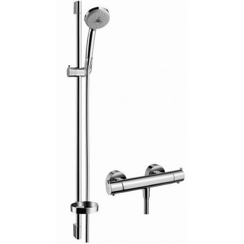 Hansgrohe CROMA 100 Sprchová kombinácie Multi / Ecostat S 0,90 m DN15, chróm 27053000