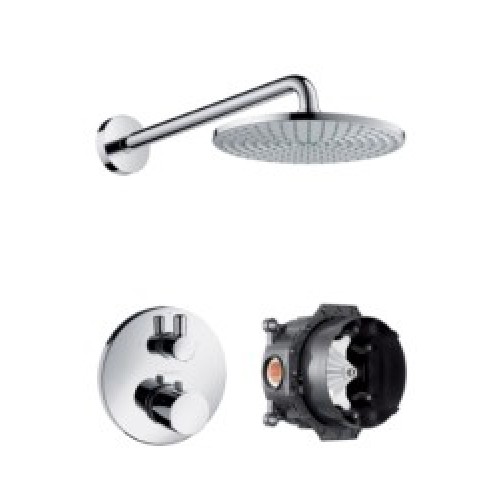 Hansgrohe Raindance AIR Tanierová hôr. sprcha 240 / Ecostat S / iBox, chróm 27122000 Hansgrohe Raindance AIR Tanierová hôr. sprcha 240 / Ecostat S / iBox, chróm 27122000