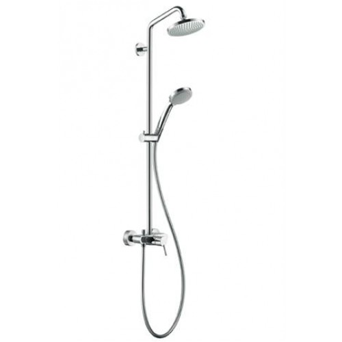 Hansgrohe CROMA 100 Showerpipe Páková batéria EcoSmart DN15, chróm 27155000