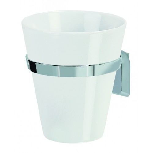SPIRELLA MAX-LIGHT Kelímok s držiakom porcelán / chróm 1011891
