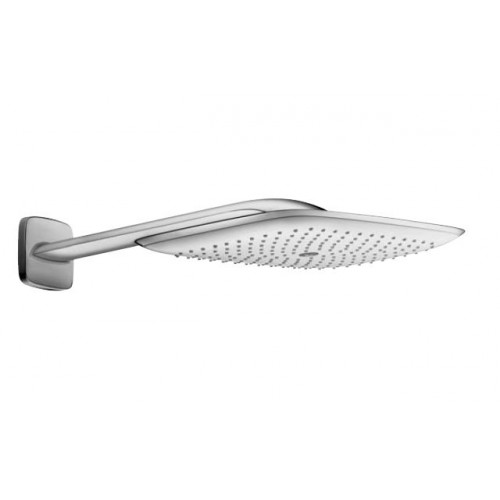 Hansgrohe PURAVIDA Horná sprcha 400 mm DN15 s ramenom 387 mm, biela / chróm 27437400