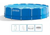 INTEX METAL FRAME POOLS Bazén 457 x 122 cm s kartušovou filtráciou 28242NP