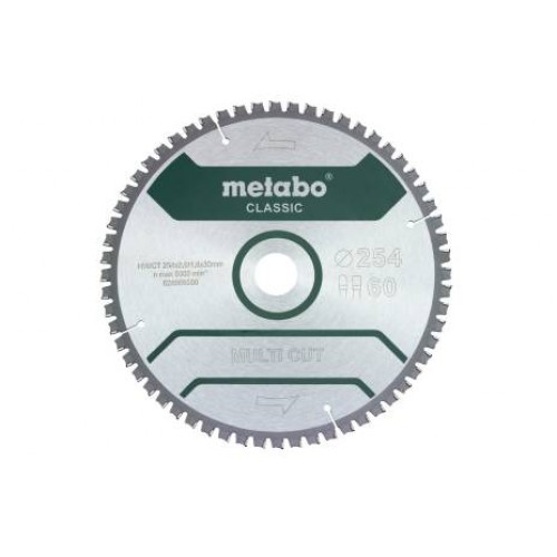 Metabo kotúč pílový multi cut - classic 254x30 60FZ/TZ 5°neg. 628285000