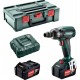 Metabo SSW 18 LTX 400 BL (18V/2x4,0 Ah) Aku rázový uťahovák 602205500