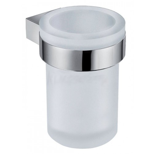 Jika PURE Držiak so skleneným pohárikom, chróm H3823B10040001 Jika PURE Držiak so skleneným pohárikom, chróm H3823B10040001