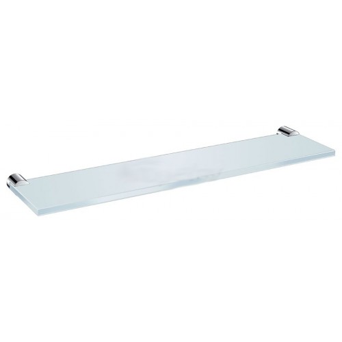Jika BASIC sklenená polička 40cm, vrátane držiakov, chróm H3853A10040001 Jika BASIC sklenená polička 40cm, vrátane držiakov, chróm H3853A10040001
