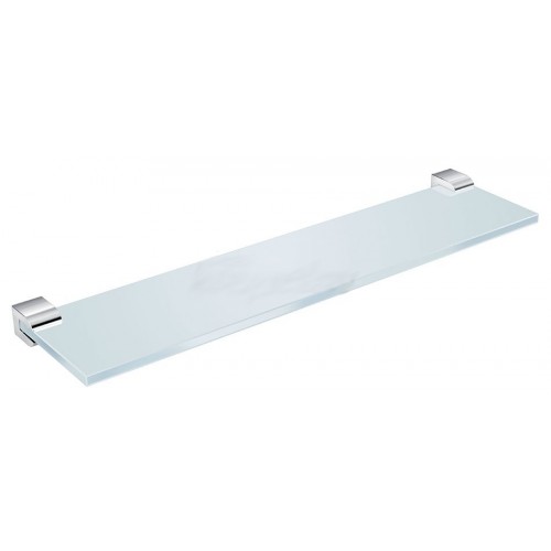 Jika PURE Sklenená polička 40cm, chróm H3853B10040001