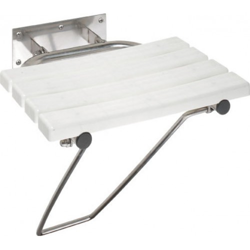 SAPHO SENIOR XH001 Sklopné sprchové sedátko s opornou nohou, biela SAPHO SENIOR XH001 Sklopné sprchové sedátko s opornou nohou, biela