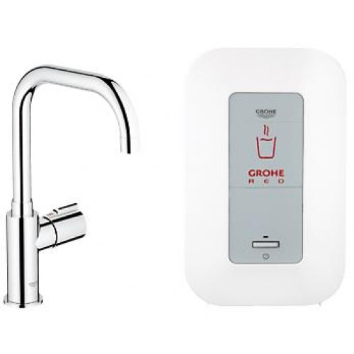 GROHE Red Mono stojánkový ventil a kombi bojler (4 l), chróm 30147000