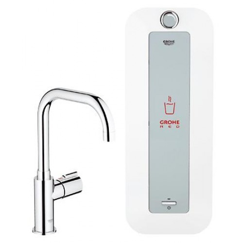 GROHE Red Mono stojánkový ventil a kombi bojler (8 l), chróm 30157000