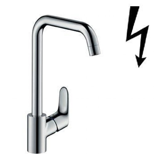 Hansgrohe Focus E2 - Páková drezová batéria, vzhľad nerezu 31822800 Hansgrohe Focus E2 - Páková drezová batéria, vzhľad nerezu 31822800