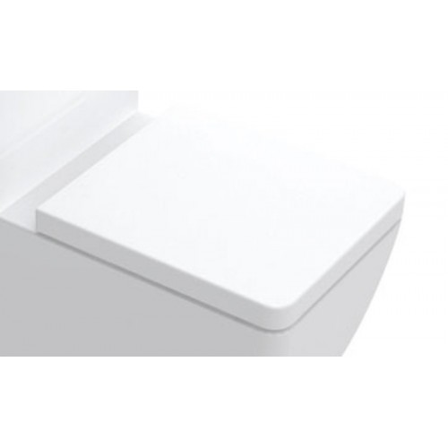 SAPHO EGO 328801 WC sedátko Soft Close, termoplast, biela