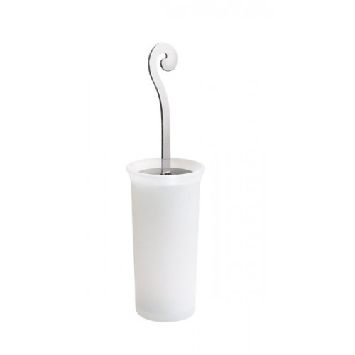 SAPHO SISSI 333313 WC kefa na postavenie, chróm / sklo satin SAPHO SISSI 333313 WC kefa na postavenie, chróm / sklo satin