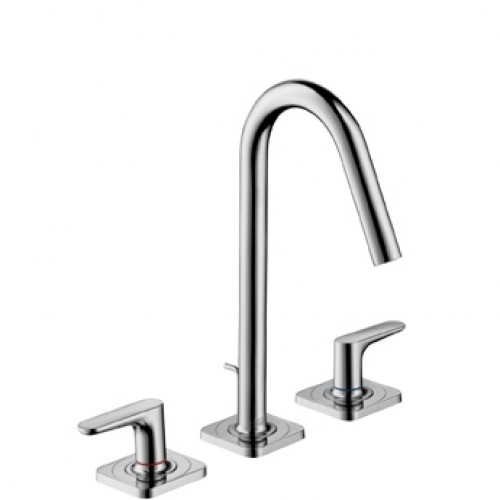 Hansgrohe Axor Citterio M Tříotv. umyvad. armatúra s krát. výtokom DN15, chróm 34133000