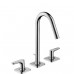 Hansgrohe Axor Citterio M Tříotv. umyvad. armatúra s krát. výtokom DN15, chróm 34133000