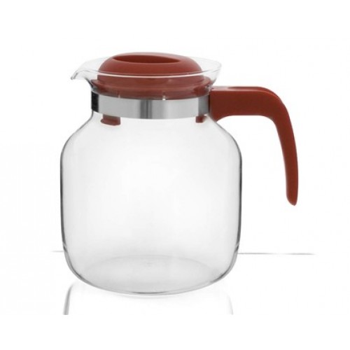 BANQUET Sklenená kanvica 1,5 Carla plastové viečko 350024 BANQUET Sklenená kanvica 1,5 Carla plastové viečko 350024