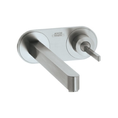 Hansgrohe AXOR STEEL pák. umývadlová batéria pod omietku, krát. výtok, nerez oceľ 35112800