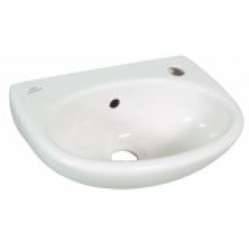 IDEAL Standard EUROVIT umývadielko s postranným otvorom vpravo 35 x26 cm E147901