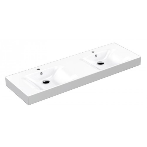 SAPHO CENTO 353601 keramické dvojumývadlo 140x45cm
