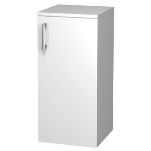INTEDOOR nízká kúpeľňová skrinka 35 cm, závesná pravá, biela NY SN 35 P 01