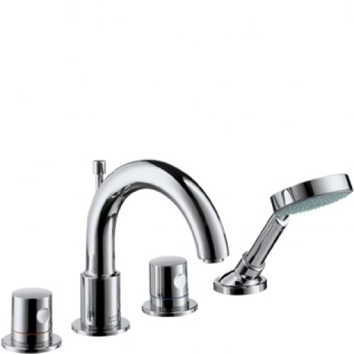 Hansgrohe AXOR UNO2 štvorotvorová armatúra na okraj vane DN15, chróm 38444000