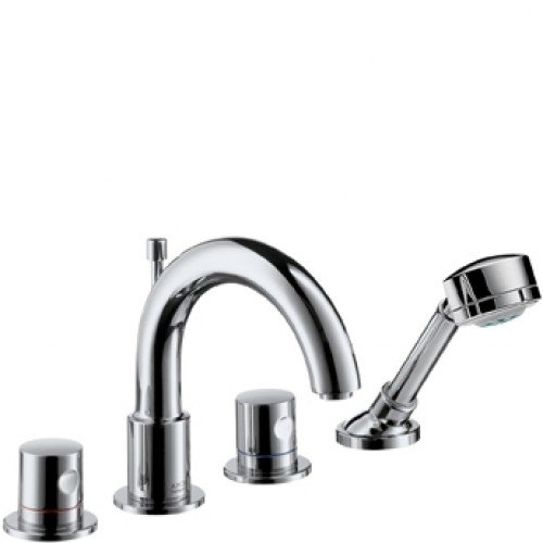 Hansgrohe AXOR UNO2 štvorotvorová armatúra na vaňový sokel DN15, chróm 38454000