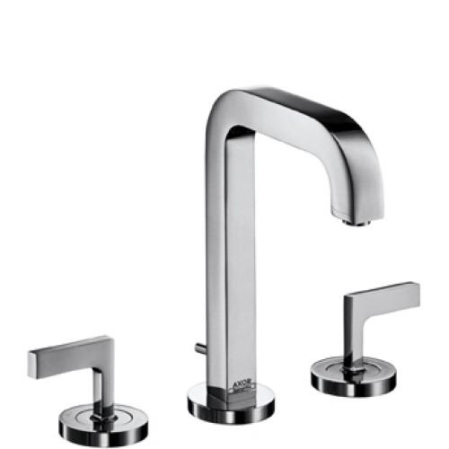 Hansgrohe Axor Citterio Tříot. umýv. arm. s ovl páčkami a krát. výtokom, chróm 39135000