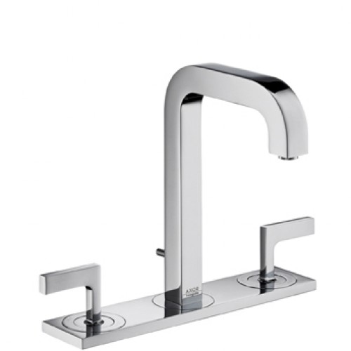 Hansgrohe Axor Citterio Tříot. umýv. arm. s ovl páčkami a krát. výtokom, chróm 39136000 Hansgrohe Axor Citterio Tříot. umýv. arm. s ovl páčkami a krát. výtokom, chróm 39136000