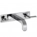 Hansgrohe Axor Citterio Tříot. umýv. arm. s ovl páčkami a dlh. výtokom, chróm 39148000