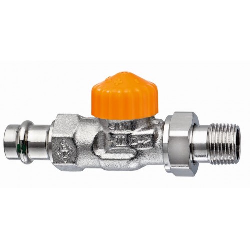 HEIMEIER termostatický ventil Eclipse 1/2 "(DN 15), priamy s lisov. Pripojením 3942-15.000