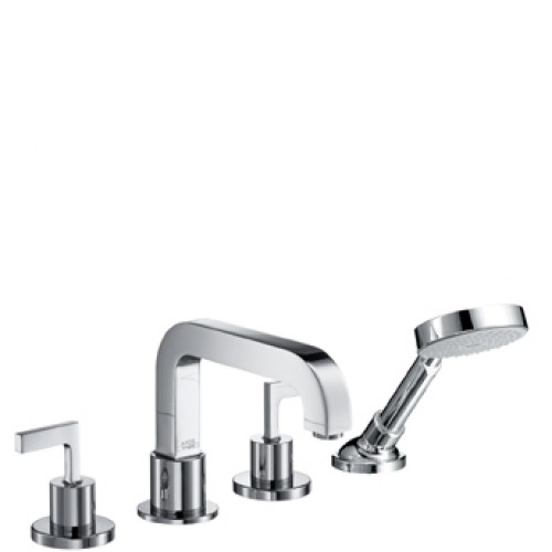 Hansgrohe Axor Citterio Čtyřotv. arm. na okraj vane s ovl páčkami, chróm 39446000