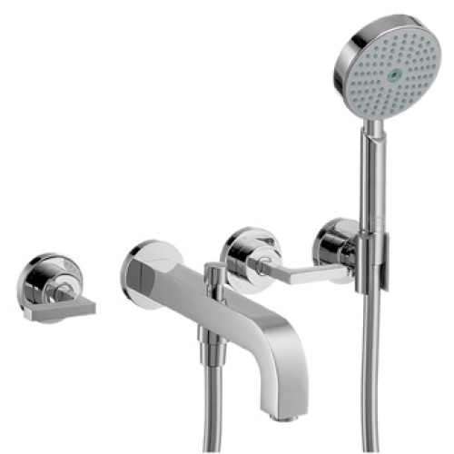 Hansgrohe Axor Citterio Tříotv. vaňová arm. s ovl páčkami a rozetami, chróm 39448000