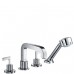 Hansgrohe Axor Citterio Čtyřotv. arm. na vaňový sokel s ovl páčkami, chróm 39454000