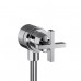 Hansgrohe Axor Citterio Fixfit Stop Uzatvárací ventil s kríž. rukoväťou, chróm 39883000