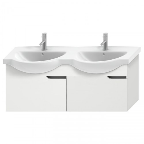 Jika MIO NEW skrinka pre nábytkové umýv. 130cm, 2zásuvky biela / biela H4341611715001 Jika MIO NEW skrinka pre nábytkové umýv. 130cm, 2zásuvky biela / biela H4341611715001