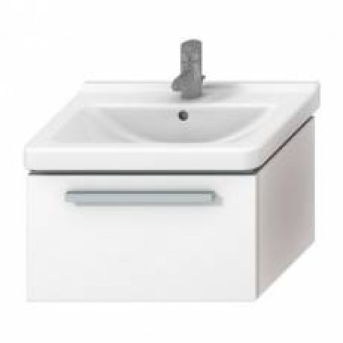 Jika CUBITO skrinka 60 cm Biely / Čelo biely lesk 450113