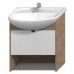Jika LYRA PLUS skrinka pod umývadlo 65cm biela / orech 452831