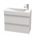 Jika PURE Skrinka pod umývadlo 80cm, 2 zásuvky, biela 455872