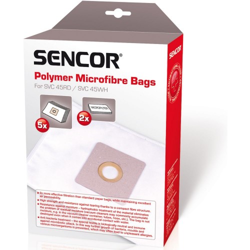 SENCOR SVC 45RD/WH VRECKO MICRO 5ks 40023278