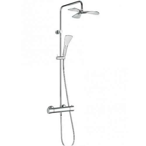 KLUDI Fizz Thermostat Dual Shower system, sprchová súprava, chróm 6709505-00