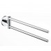 Hansgrohe LOGIS E / S Držiak na uterák dvojramenný, chróm 40512000