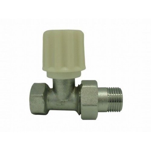 Radiatorový ventil 407D 1/2" priamy, jednoregulačný Radiatorový ventil 407D 1/2" priamy, jednoregulačný