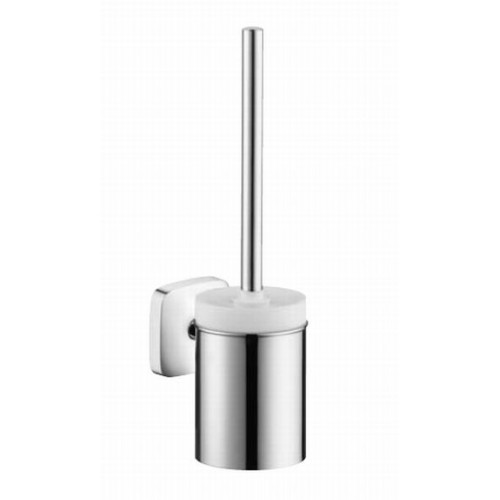Hansgrohe PURAVIDA WC kefa s držiakom z keramiky, chróm 41505000
