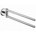 Hansgrohe LOGIS Classic Držiak na uterák dvojramenný, chróm 41612000